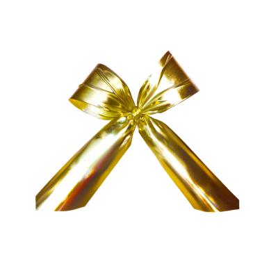 Украшение для больших ёлок "Бант" золотой 40см