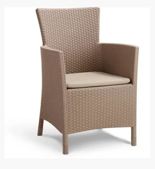 Комплект мебели из искусственного ротанга Iowa balcony, капучино [224383]