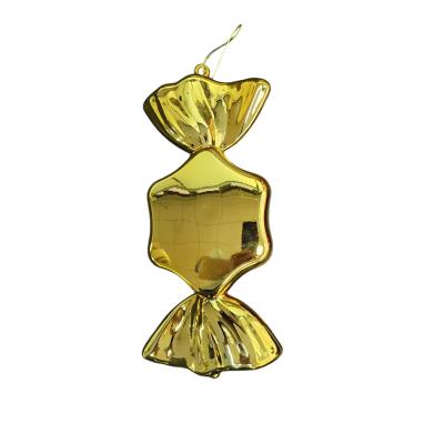 Украшение елочное "Конфета-карамель" 30см золотой [202517А]