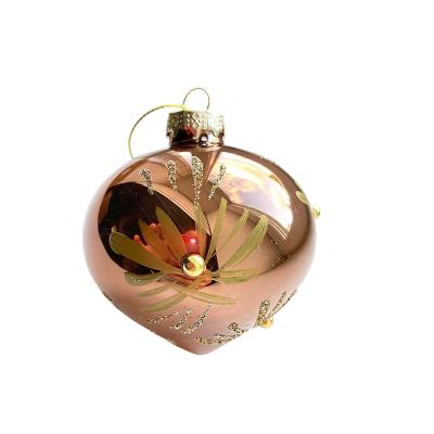 Шар елочный стекл. [0318-1]