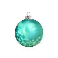 Шар елочный стекл. 8 см, [G-70]
