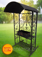 Кованый мангал с крышей "Барон"
