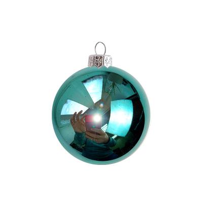 Шар елочный стекл. 8 см, [G-90]