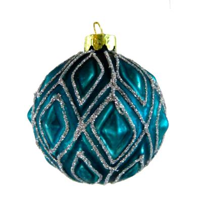 Шар елочный стекл. [5684-19]