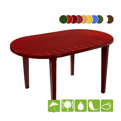 Стол овальный пластмассовый [130-0021]