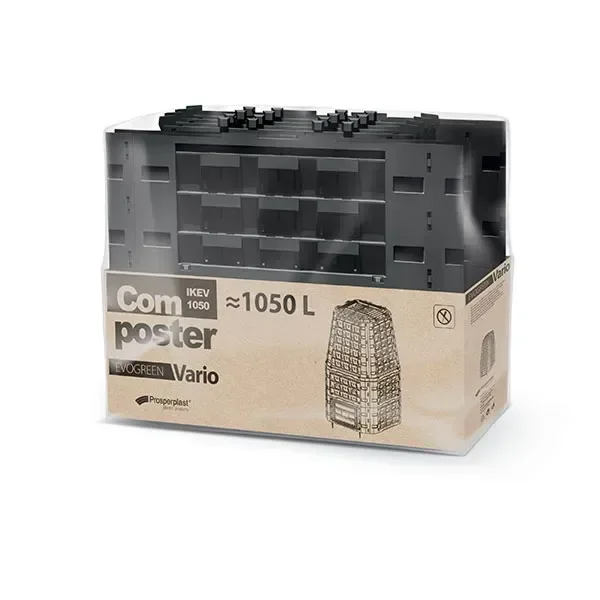 Компостер Evogreen Vario на 1050 литров чёрный [IKEV1050C-S411]