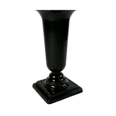 Горшок пластиковый "Вазон Р" для цветов 2л, чёрный