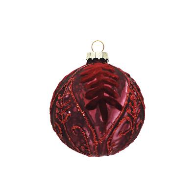 Шар елочный стекл. [5949-4]