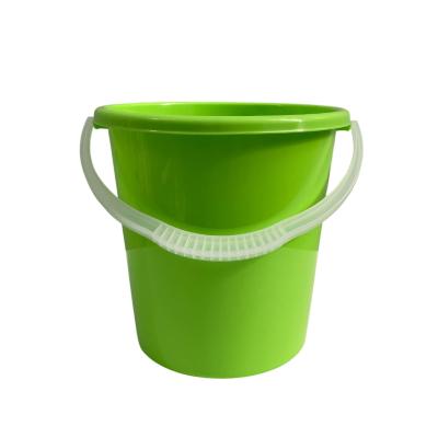 Ведро пластиковое с ручкой 10л, салатовое