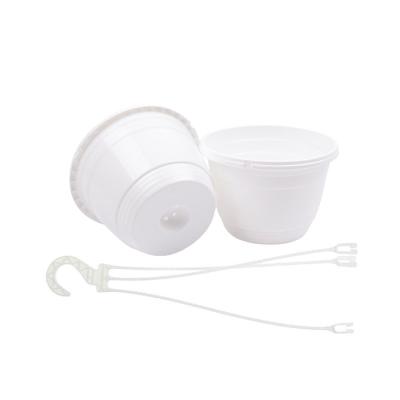 Кашпо подвесное, белое, ø 23см, высота 14см, объём 3.7л.