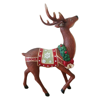 Новогодняя фигура для фотозоны "Новогодний олень"