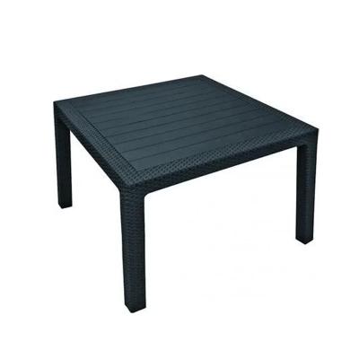 Стол из искусственного ротанга Keter QUARTET 95, графит [255847]
