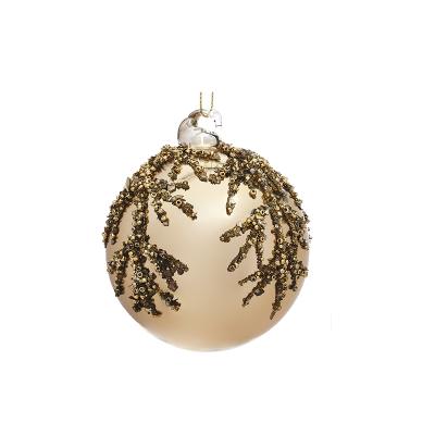 Шар елочный стекл. 8см [67340]
