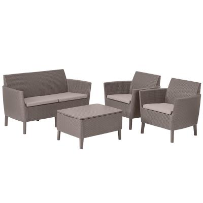 Комплект мебели из искусственного ротанга SALEMO 2-SOFA SET, капучино [253237]
