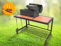 Кованый мангал (гриль, барбекю, очаг) "Рига"