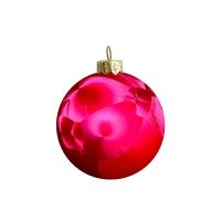 Шар елочный стекл. 8 см, [G-65]