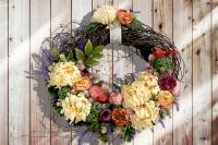 Венок декоративный "Цветочный"