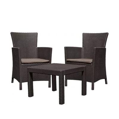 Комплект мебели из искусственного ротанга Rosario balcony set, коричневый [258839]