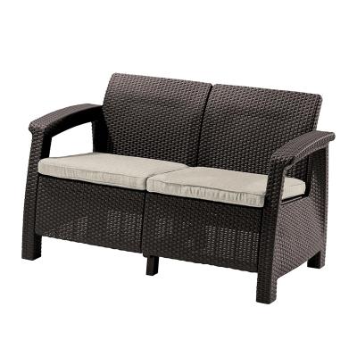  Диван Keter CORFU II LOVE SEAT, коричневый [258946]