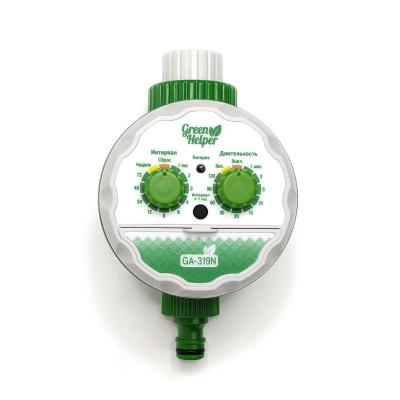 Таймер полива Green Helper GA-319N, шаровый, электронный Таймер полива Green Helper GA-319N, шаровый, электронный
