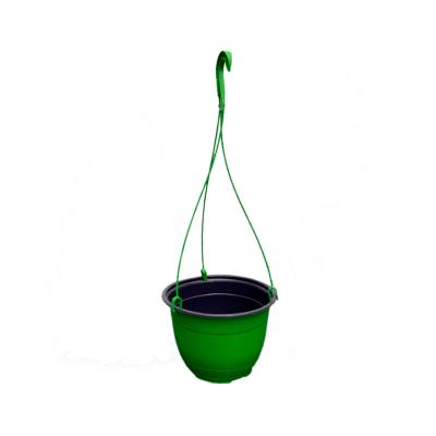 Кашпо подвесное формованное, салатовое 3.5л