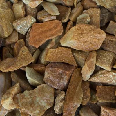 Златолит желтый камень натуральный фр.10-20мм (20кг), ЩКНзлат