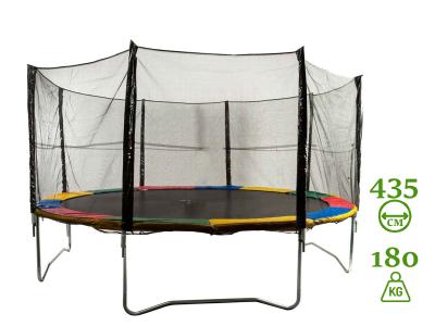 Батут Sundays Acrobat-D435 (с сеткой, разноцветный)