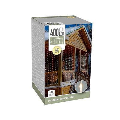 Светодиодная гирлянда-штора Koopman 1.9*1.9 м, 400 экстра теплых белых LED, IP44 [AX9636340]