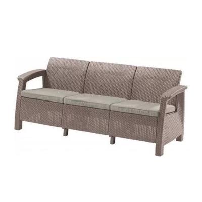 Диван KETER CORFU II MAX LOVE SEAT, капучино [258978]