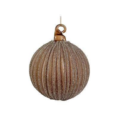 Шар елочный стекл. 10см [66230]