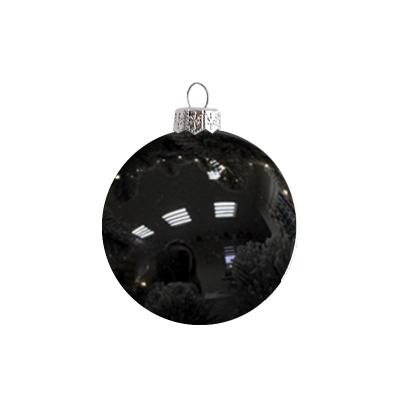 Шар елочный стекл. 8 см, [G-35]