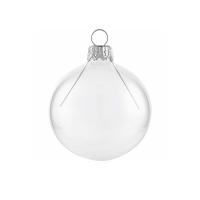 Шар елочный стекл. 8 см, [G-60]