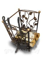 Кованый прикаминный набор "Лоза" из 4 предметов