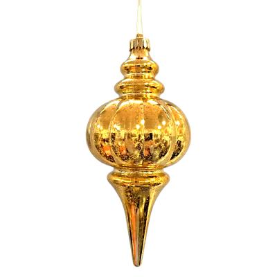 Украшение елочное "Сосулька" 25см золото [HL202501]