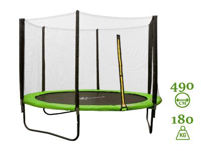 Батут Sundays Champion-D490 (с ограждением)