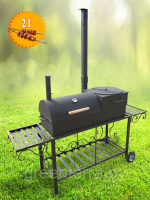 Кованый мангал (гриль, барбекю и очаг) "Камелот"