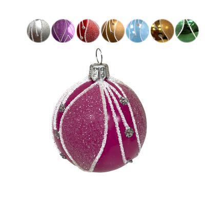 Набор шаров пластик. декор №5 разные цвета, 6см / 8см / 10см Набор шаров пластик. декор №5 разные цвета, 6см / 8см / 10см