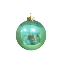 Шар елочный стекл. 8 см, [G-215s]