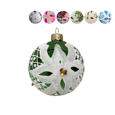 Набор шаров пластик. декор №7 разные цвета, 6см /  8см / 10см Набор шаров пластик. декор №7 разные цвета, 6см /  8см / 10см