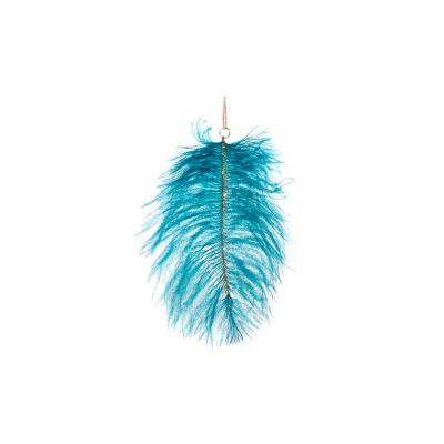 Украшение елочное "Пёрышко голубое" [48075]
