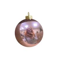 Шар елочный стекл. 8 см, [G-181]