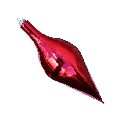 Украшение для больших ёлок "Сосулька" 45см, глянец разные цвета