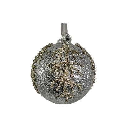 Шар елочный стекл. 8см [67333]