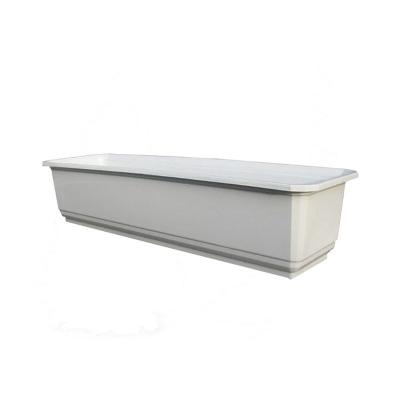 Ящики балконные для цветов, (белые) (уценка)