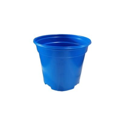 Горшок для рассады круглый формованный 0.75л, ø 12см, высота 9.5см, синий