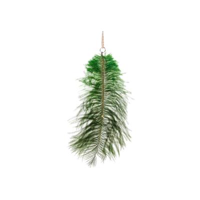 Украшение елочное "Пёрышко зелёное" [48074]
