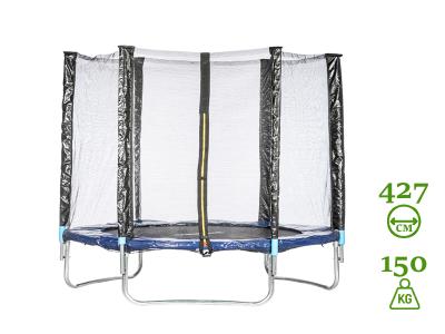 Батут Sundays Favorite 14FT (синий, с сеткой)