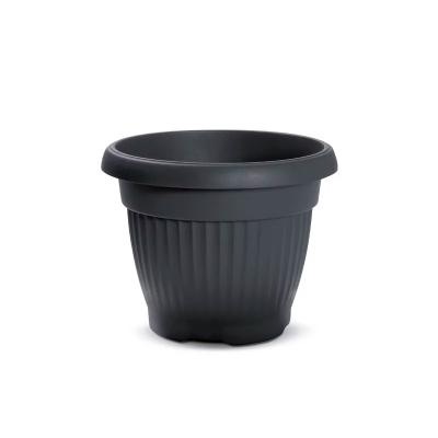 Цветочный горшок DCE Terra 13л, ø 35см, антрацит 