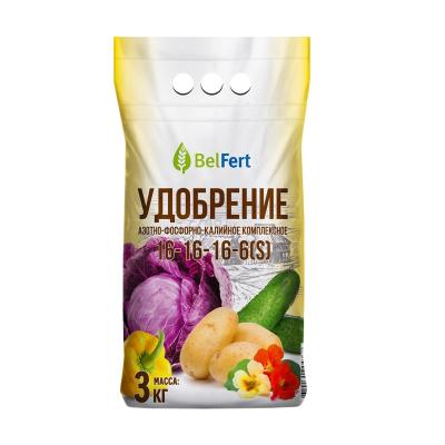Удобрение азотно-фосфорно-калийное марки 16:16:16 "BelFert" 3 кг
