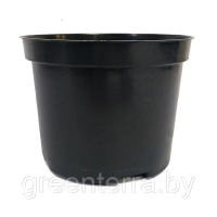 Горшок для рассады круглый литой 0.5л, ø11см, высота 8,5см.